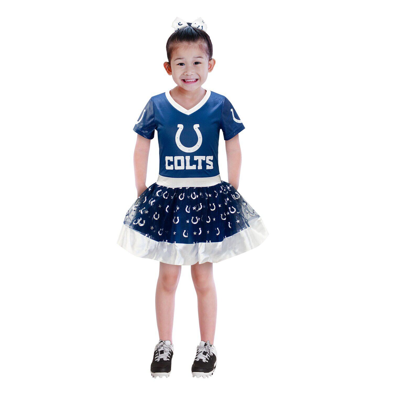 Молодежный костюм Royal Indianapolis Colts для девочек-пачек с задней дверью Game Day с v-образным вырезом Unbranded
Молодежный костюм Royal Indianapolis Colts для девочек-пачек с задней дверью Game Day с v-образным вырезом Unbranded