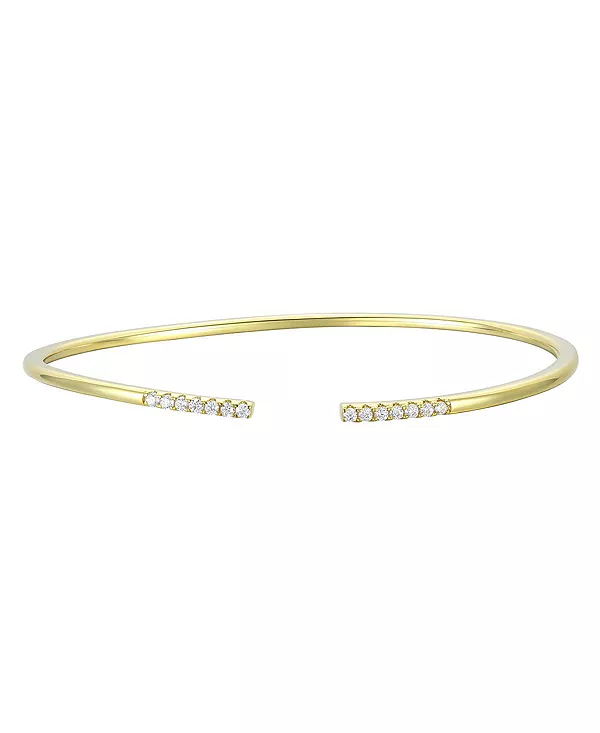 Браслет-Манжета с круглым кубическим цирконием, покрытый 14-каратным золотом Rachel Glauber, gold
Браслет-Манжета с круглым кубическим цирконием, покрытый 14-каратным золотом Rachel Glauber, gold