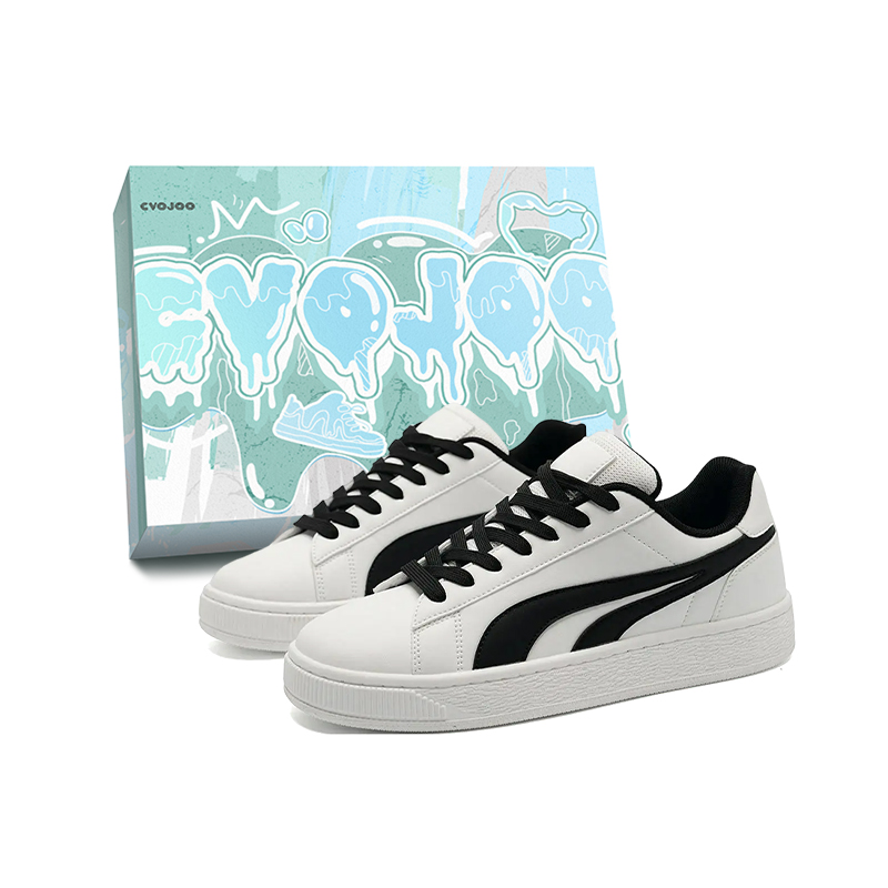 CVOJOO Скользоустойчивые и дышащие низкие скейтерские кроссовки унисекс белые, цвет White
CVOJOO Скользоустойчивые и дышащие низкие скейтерские кроссовки унисекс белые, цвет White