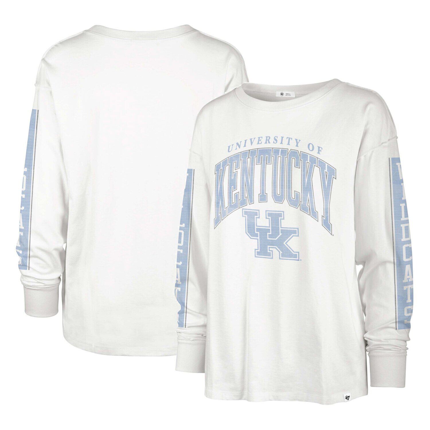 Женская футболка '47 White Kentucky Wildcats Statement SOA 3-Hit с длинными рукавами
Женская футболка '47 White Kentucky Wildcats Statement SOA 3-Hit с длинными рукавами