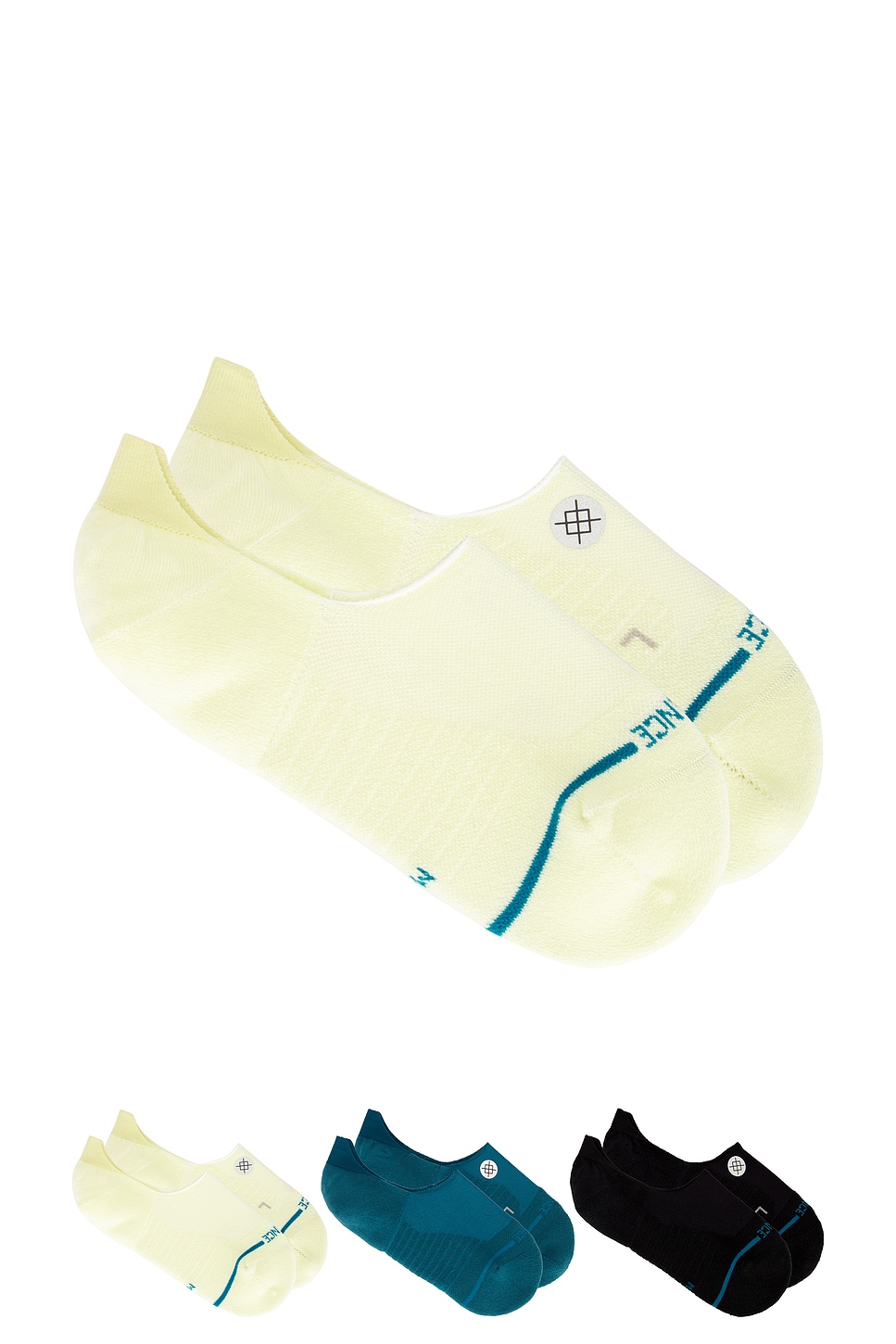 Невидимые легкие носки в упаковке из 3 пар Stance, teal 
Невидимые легкие носки в упаковке из 3 пар Stance, teal