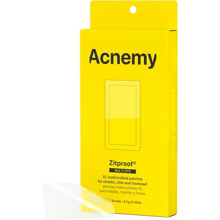 Гидроколлоидные пластыри Zitproof Multizits XL для щек, подбородка и лба Acnemy
Гидроколлоидные пластыри Zitproof Multizits XL для щек, подбородка и лба Acnemy