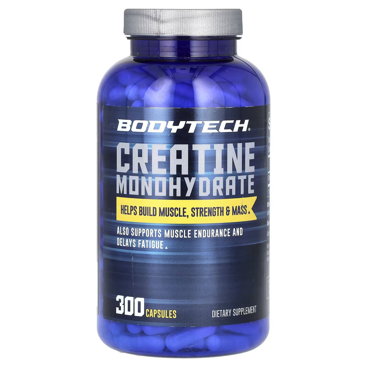 Моногидрат креатина, 300 капсул Bodytech
Моногидрат креатина, 300 капсул Bodytech