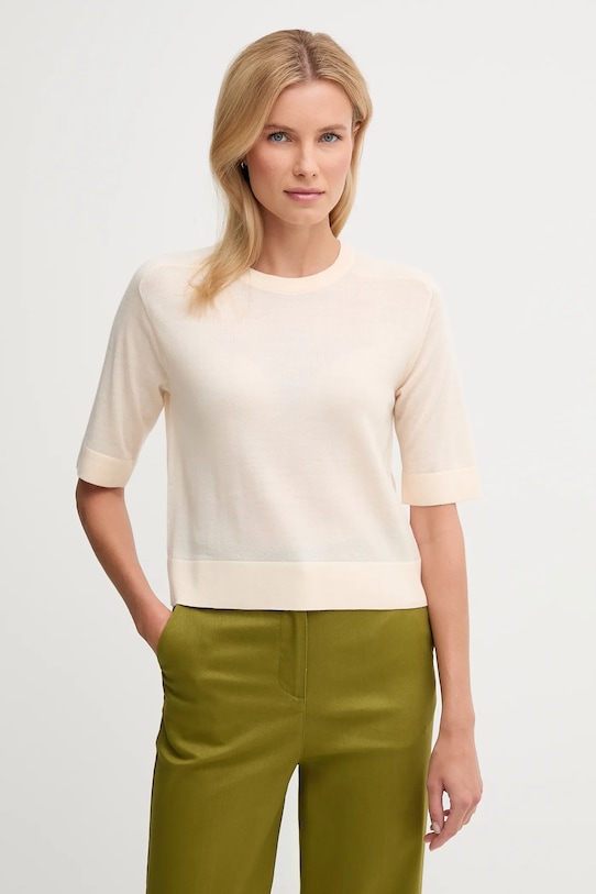 Шерстяной свитер United Colors Of Benetton, бежевый
Шерстяной свитер United Colors Of Benetton, бежевый