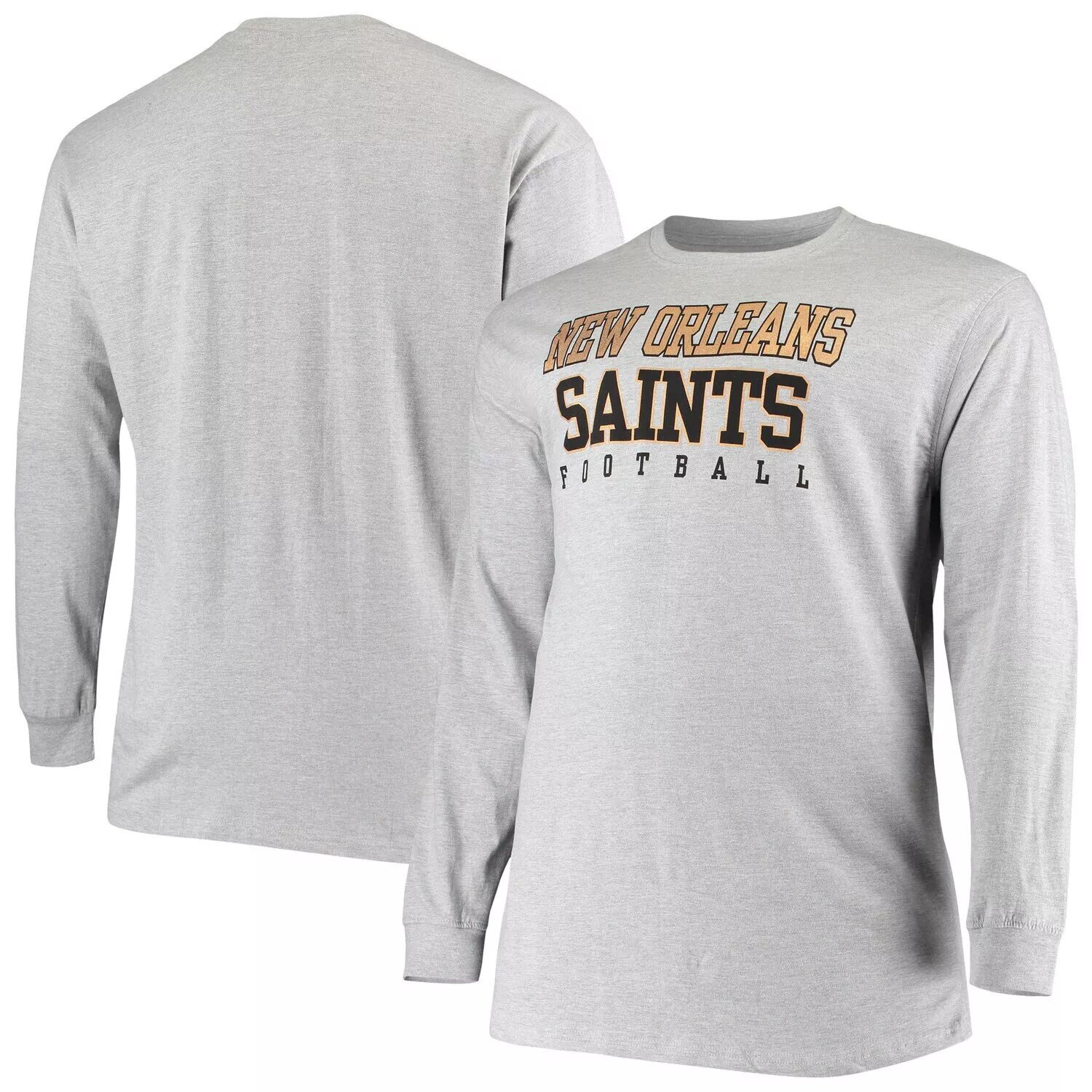 Мужская серая футболка с логотипом New Orleans Saints Big & Tall Practice с длинными рукавами Fanatics, Серый, Мужская серая футболка с логотипом New Orleans Saints Big & Tall Practice с длинными рукавами Fanatics
Мужская серая футболка с логотипом New Orleans Saints Big & Tall Practice с длинными рукавами Fanatics, Серый, Мужская серая футболка с логотипом New Orleans Saints Big & Tall Practice с длинными рукавами Fanatics