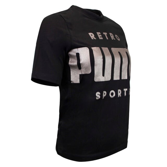 Женская ретро спортивная футболка с логотипом черного цвета top577686 01 Puma, черный
Женская ретро спортивная футболка с логотипом черного цвета top577686 01 Puma, черный