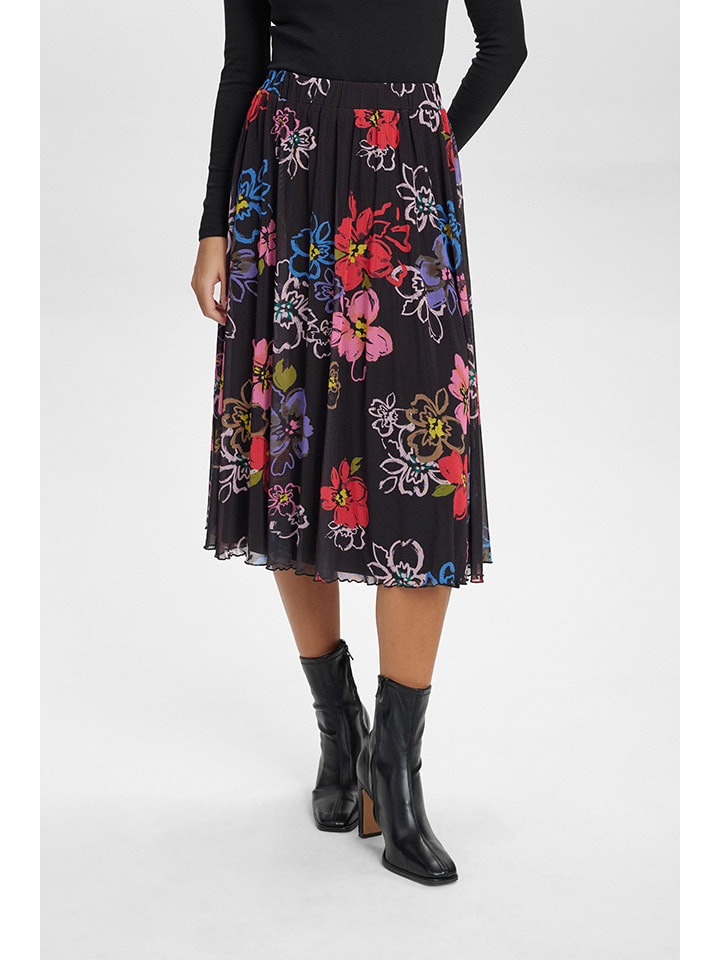 Юбка длиной до колена NÜMPH, цвет schwarz/bunt 
Юбка длиной до колена NÜMPH, цвет schwarz/bunt