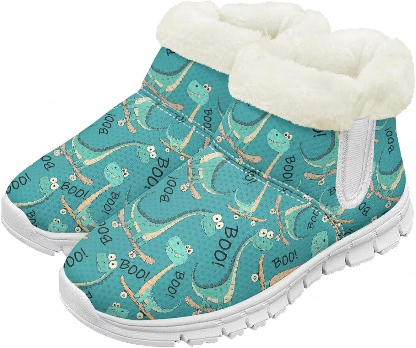 Детские зимние сапоги для девочек, водонепроницаемые, противоскользящие, для холодной погоды, с искусственным мехом, походные ботинки Goronwyfloyd, Green Dinosaur
Детские зимние сапоги для девочек, водонепроницаемые, противоскользящие, для холодной погоды, с искусственным мехом, походные ботинки Goronwyfloyd, Green Dinosaur