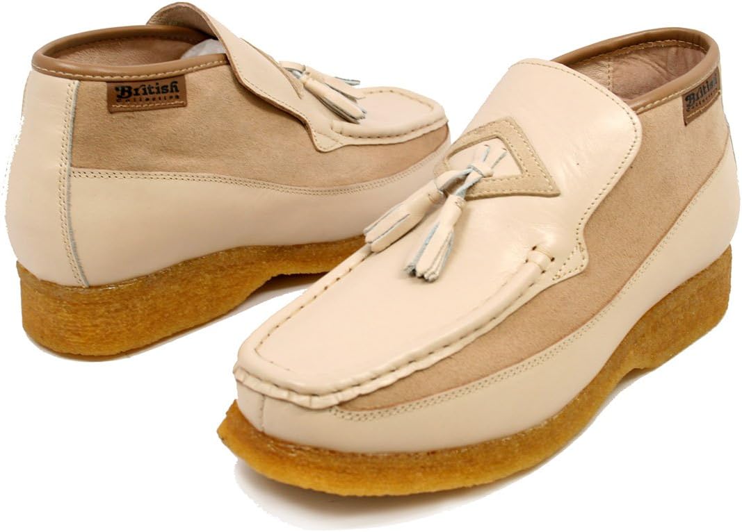 Мужские классические кожаные туфли British Collection слипоны до щиколотки, бежевый
Мужские классические кожаные туфли British Collection слипоны до щиколотки, бежевый