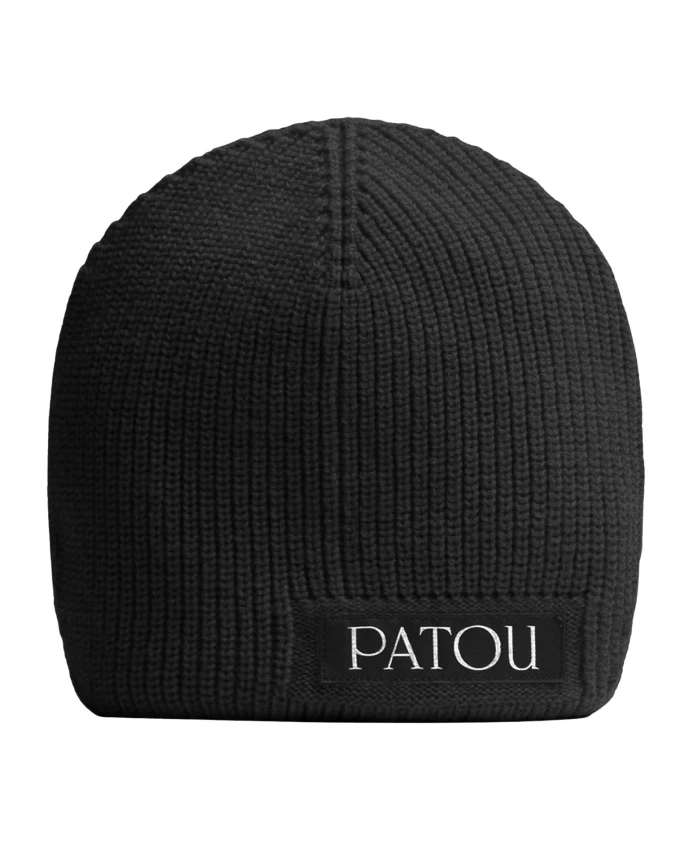 Вязаная шапка в рубчик черного цвета Patou, черный
Вязаная шапка в рубчик черного цвета Patou, черный