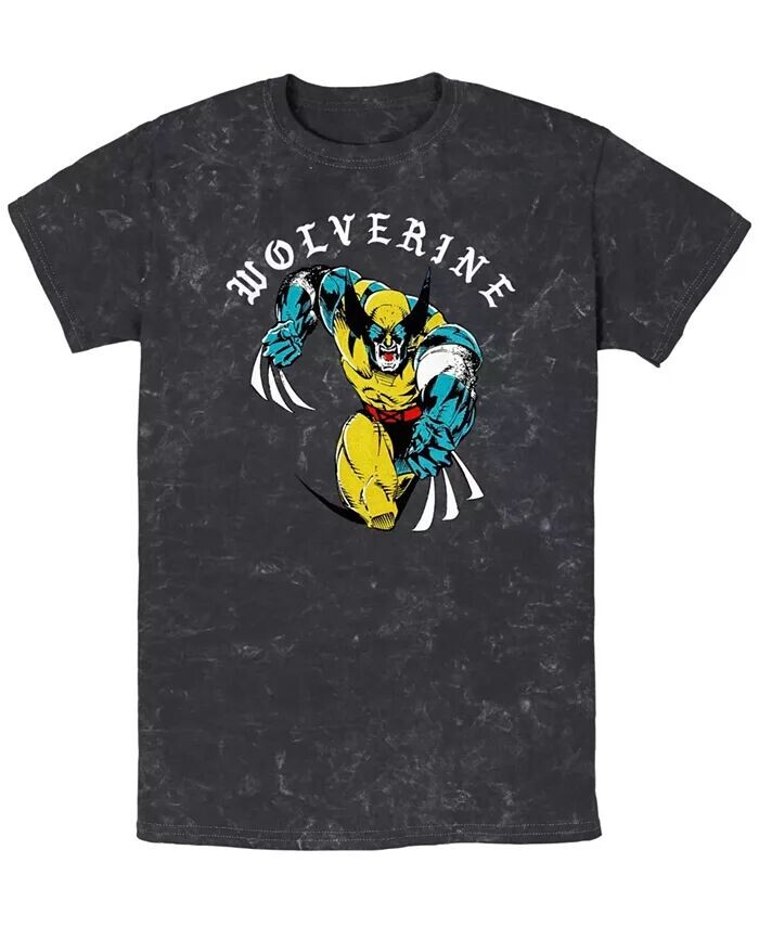 Мужская футболка Marvel Wolverine Homeslice с коротким рукавом из минеральной ткани Fifth Sun, черный
Мужская футболка Marvel Wolverine Homeslice с коротким рукавом из минеральной ткани Fifth Sun, черный