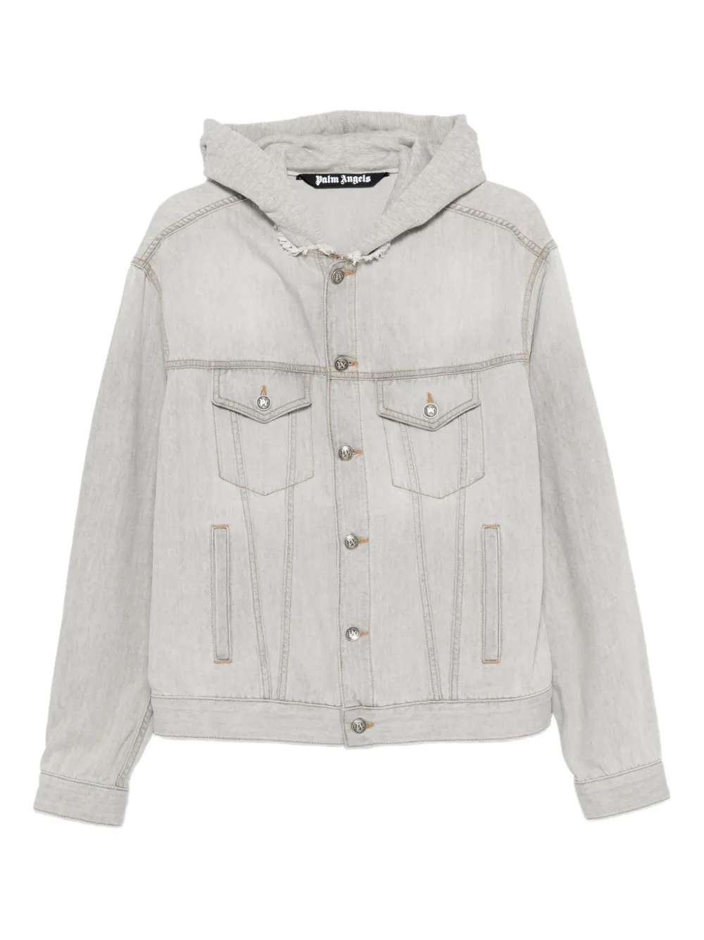 Джинсовая куртка с капюшоном PALM ANGELS, серый
Джинсовая куртка с капюшоном PALM ANGELS, серый