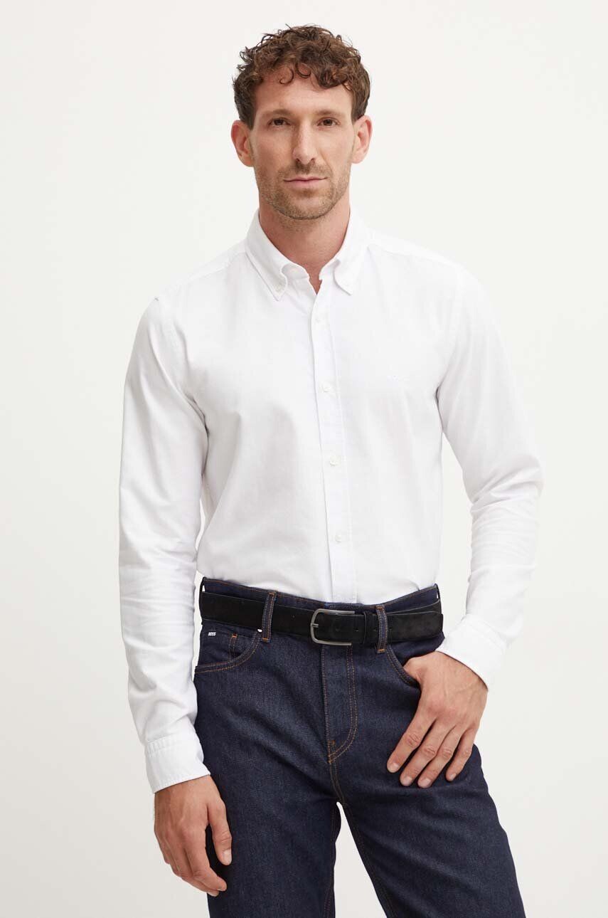 Хлопковая рубашка Boss Orange, белый
Хлопковая рубашка Boss Orange, белый