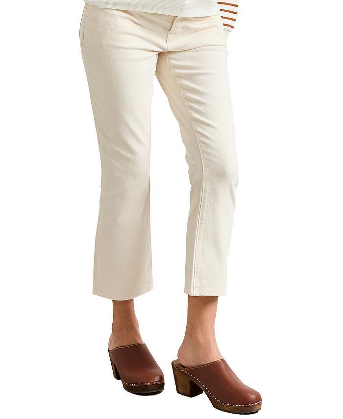 Беременные укороченные джинсы Under the Bump HATCH Collection, слоновая кость/кремовый 
Беременные укороченные джинсы Under the Bump HATCH Collection, слоновая кость/кремовый