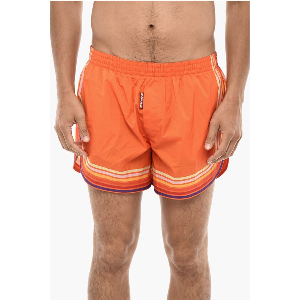 Плавки-шорты с полосатым принтом Dsquared2, Orange
Плавки-шорты с полосатым принтом Dsquared2, Orange