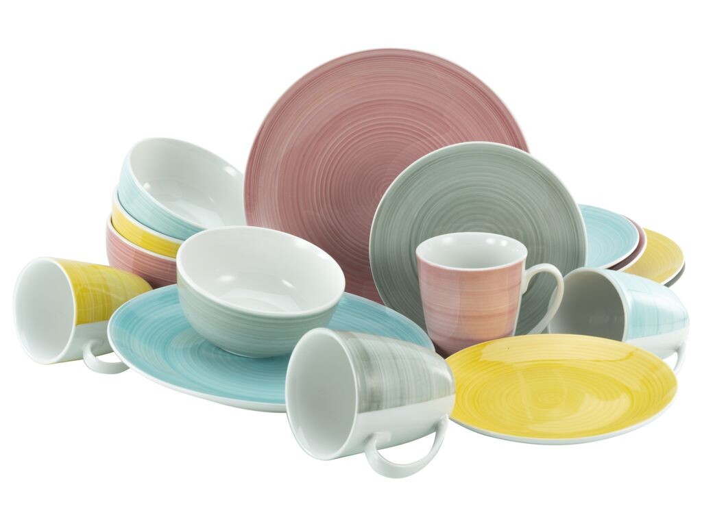 CreaTable, 23585, Pastello Colorful, комбинированный сервиз, 16 предметов, фарфор, мультиколор
CreaTable, 23585, Pastello Colorful, комбинированный сервиз, 16 предметов, фарфор, мультиколор