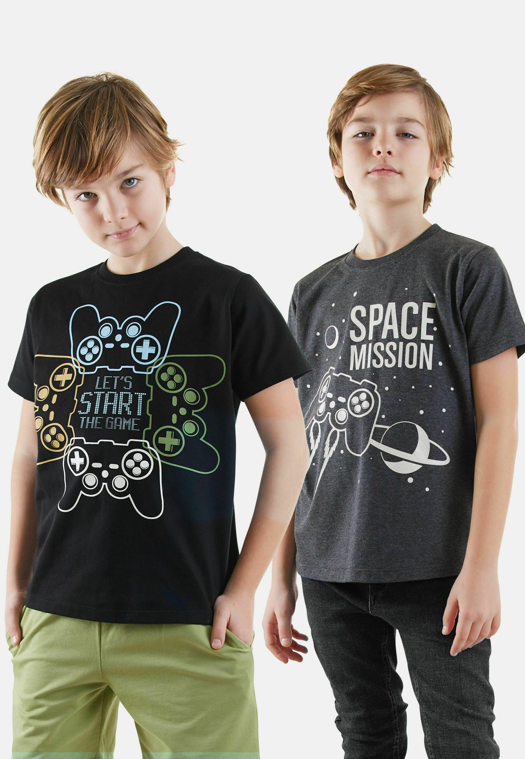 Футболка с принтом 2 PACK Denokids, цвет Anthrazit Meliert
Футболка с принтом 2 PACK Denokids, цвет Anthrazit Meliert