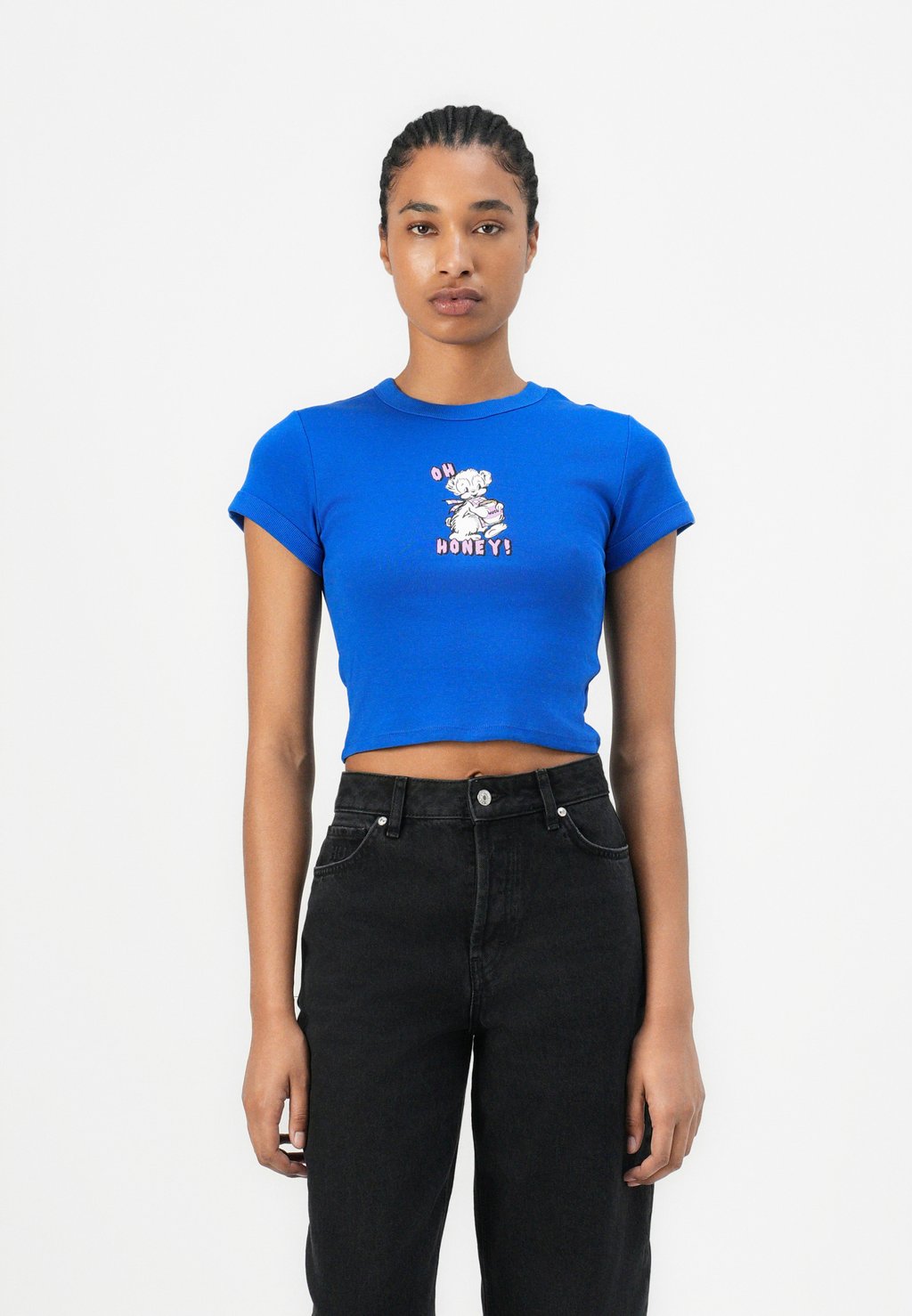 Футболка с принтом DALIA HUGO, синий 
Футболка с принтом DALIA HUGO, синий