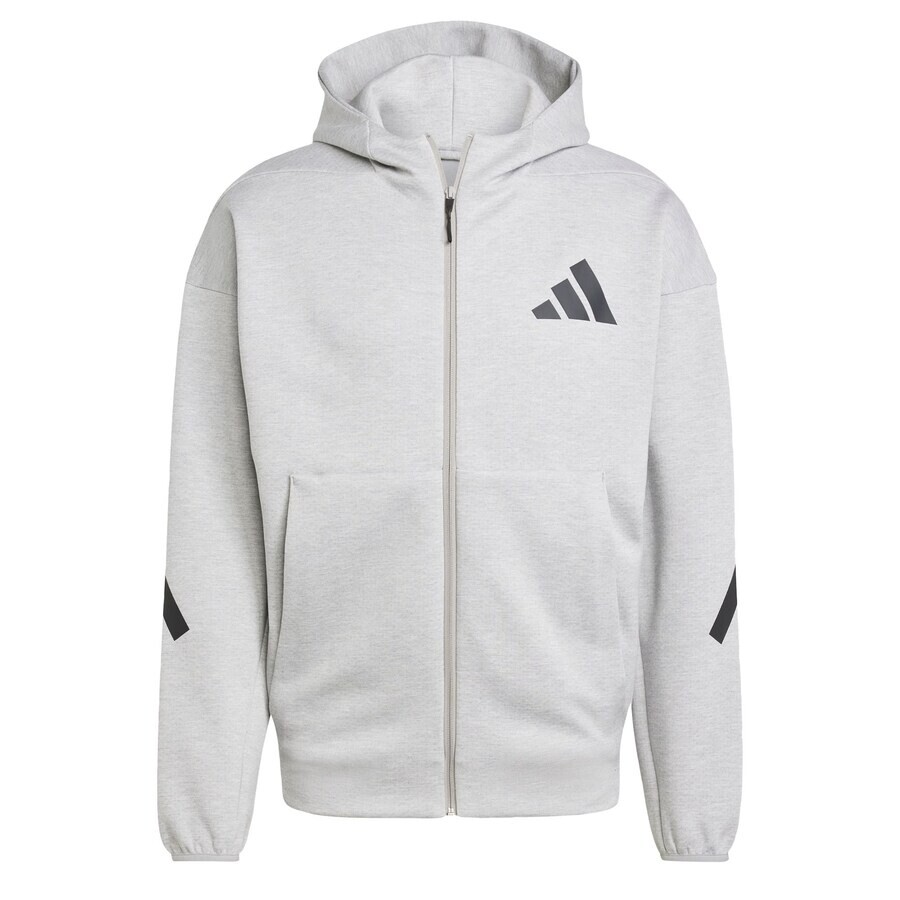Свитер с капюшоном на молнии ADIDAS SPORTSWEAR Athletic Zip-Up Hoodie Z.N.E., серый 
Свитер с капюшоном на молнии ADIDAS SPORTSWEAR Athletic Zip-Up Hoodie Z.N.E., серый