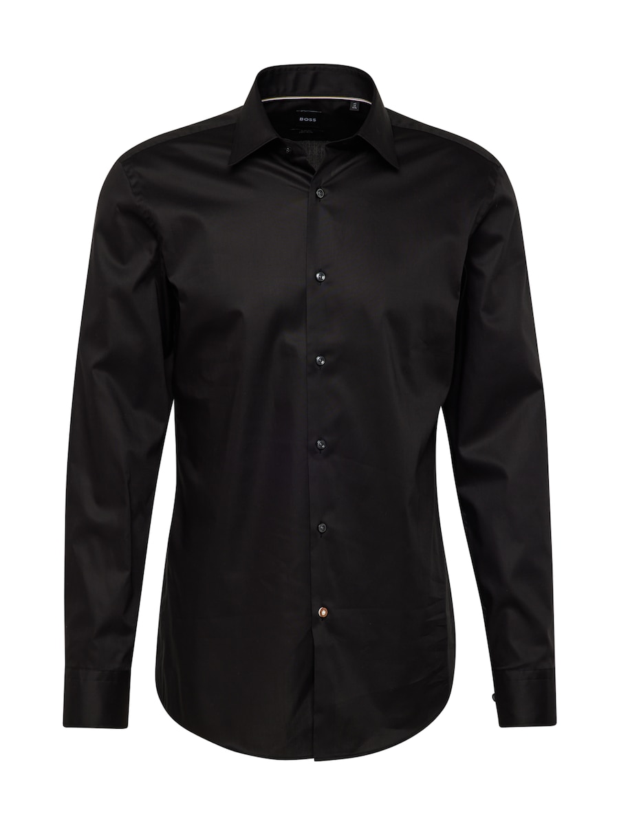 Рубашка Slim Fit на пуговицах BOSS Hank, черный
Рубашка Slim Fit на пуговицах BOSS Hank, черный