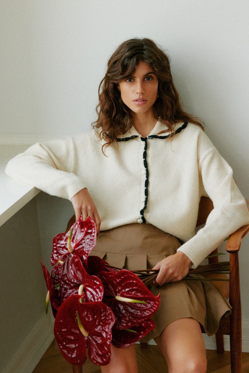 Кардиган с длинными рукавами, контрастной строчкой, воротником и пуговицами Vero Moda, бежевый
Кардиган с длинными рукавами, контрастной строчкой, воротником и пуговицами Vero Moda, бежевый