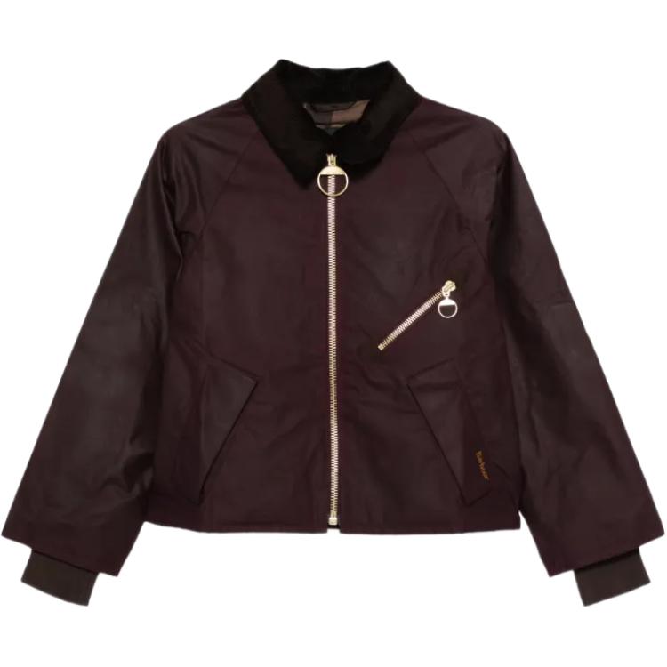 Куртка на молнии с воротником из вельвета BARBOUR, фиолетовый
Куртка на молнии с воротником из вельвета BARBOUR, фиолетовый