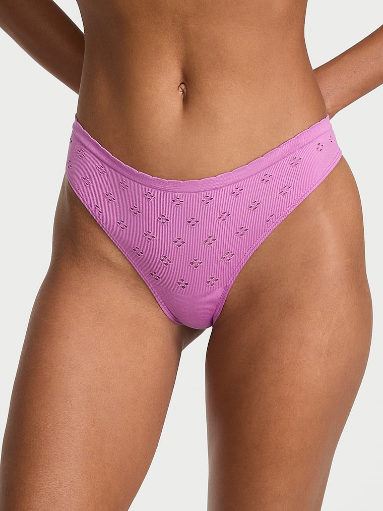 Бесшовные трусики-стринги с люверсами Seamless, eyelet cosmo pink
Бесшовные трусики-стринги с люверсами Seamless, eyelet cosmo pink
