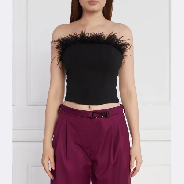 Облегающий топ Patrizia Pepe, черный
Облегающий топ Patrizia Pepe, черный