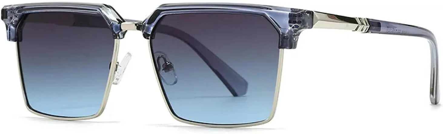 Роскошные солнцезащитные очки в крупной оправе для женщин и мужчин, в популярном винтажном панк-стиле, для активного отдыха и вождения TVTBBVV, Blue Gray Blue
Роскошные солнцезащитные очки в крупной оправе для женщин и мужчин, в популярном винтажном панк-стиле, для активного отдыха и вождения TVTBBVV, Blue Gray Blue