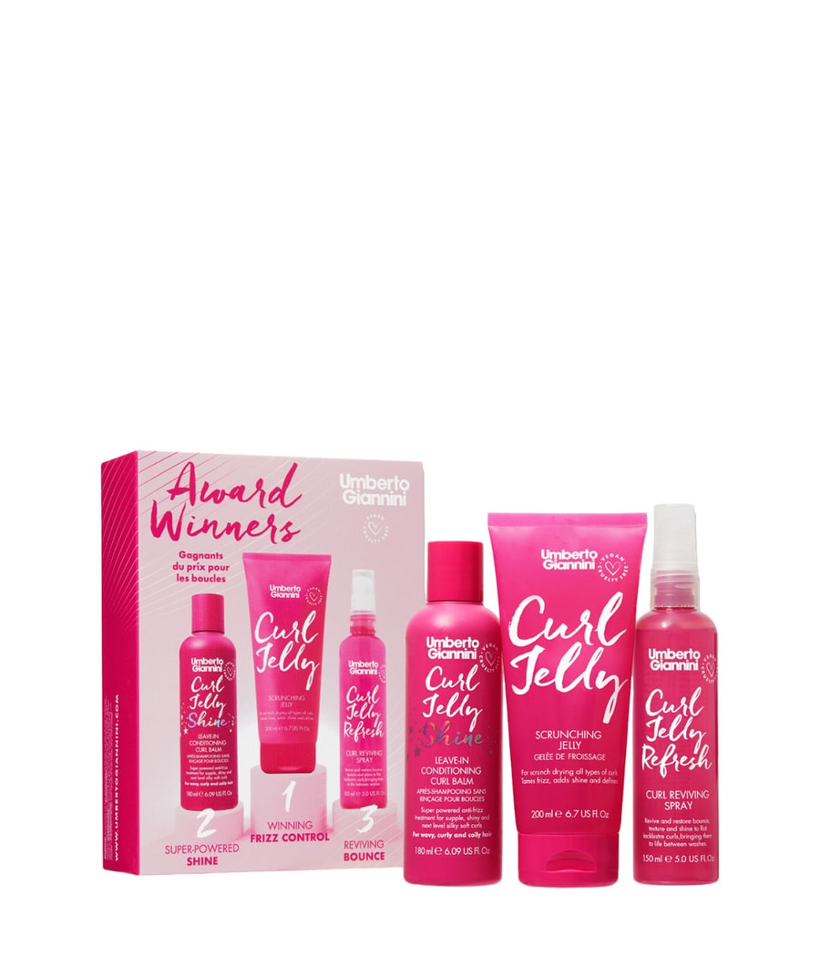Набор для ухода за волосами Umberto Giannini Curl Jelly Award Winners Giftset, 1 шт.
Набор для ухода за волосами Umberto Giannini Curl Jelly Award Winners Giftset, 1 шт.
