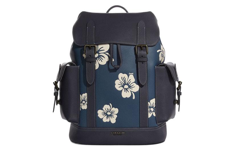 COACH Кожаный рюкзак с текстурой гальки большой мужской джинсовый синий
COACH Кожаный рюкзак с текстурой гальки большой мужской джинсовый синий