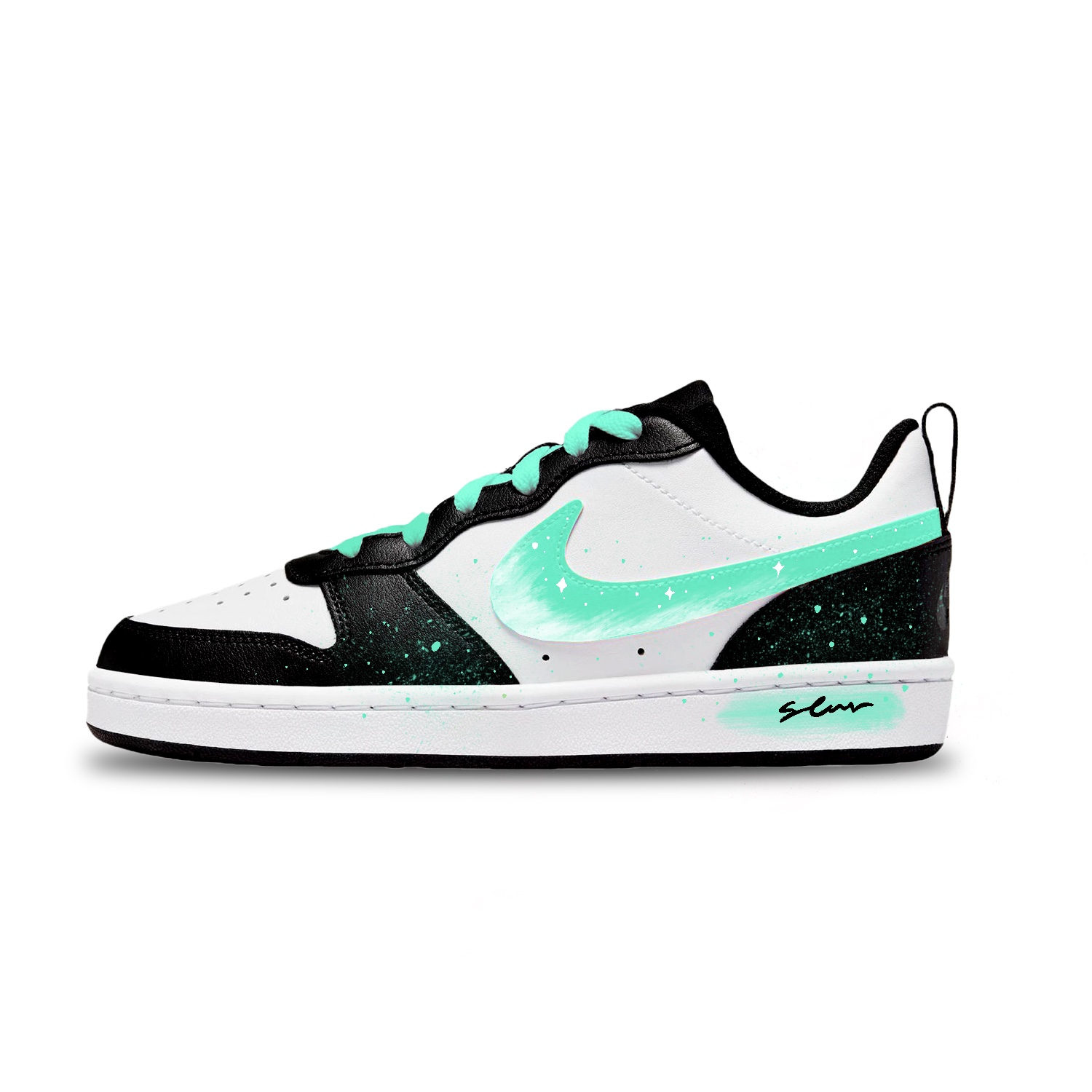Nike Court borough jiuxi mint нескользящие устойчивые к истиранию низкие детские скейтбординговые туфли black white unisex
Nike Court borough jiuxi mint нескользящие устойчивые к истиранию низкие детские скейтбординговые туфли black white unisex
