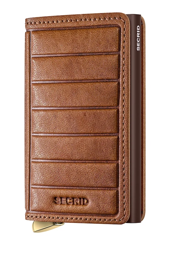 Кожаный кошелек с тиснением Secrid, коричневый
Кожаный кошелек с тиснением Secrid, коричневый