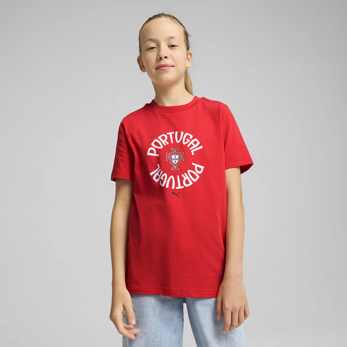 Детская майка сборной Португалии FPF ftbINRGY Puma, красный
Детская майка сборной Португалии FPF ftbINRGY Puma, красный