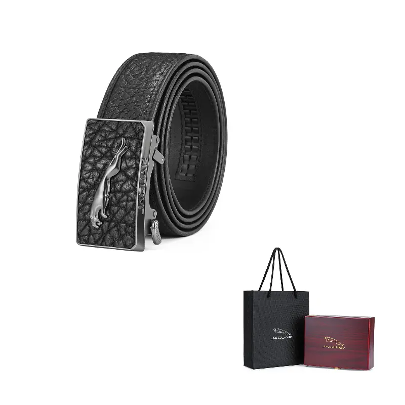 JAGUAR Мужской ремень из натуральной кожи, Black
JAGUAR Мужской ремень из натуральной кожи, Black