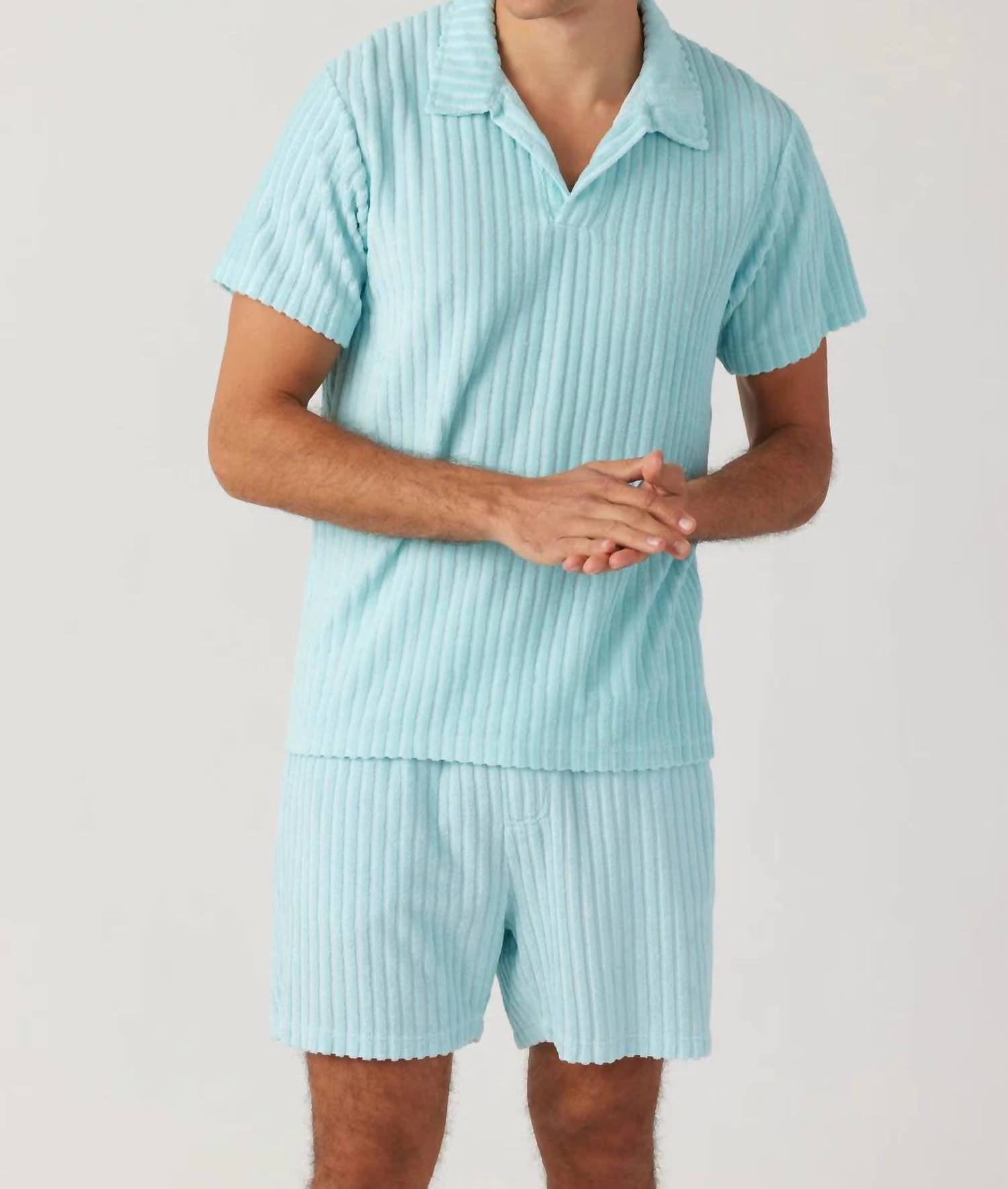 Мужская рубашка-поло Riviera Terry в накидке Sol Angeles, цвет cape
Мужская рубашка-поло Riviera Terry в накидке Sol Angeles, цвет cape