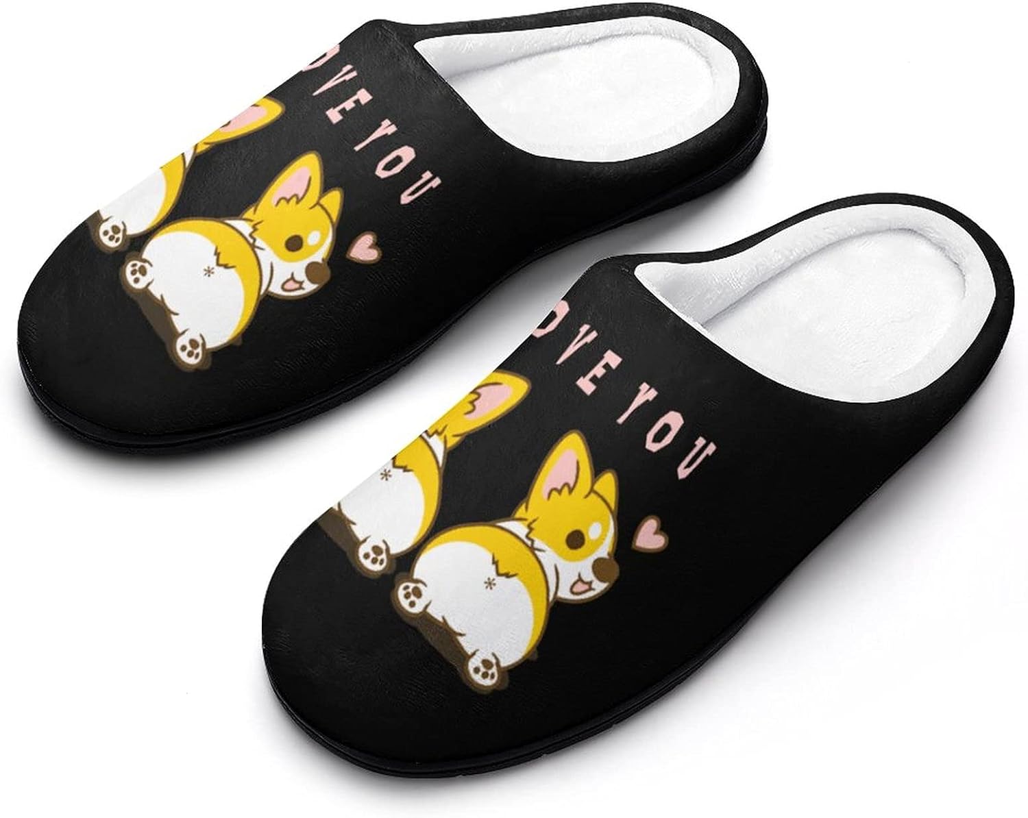 Мужские хлопковые тапочки I Love Corgi с закрытым носком, нескользящие, теплые, мягкие, удобные, для дома Weedkeycat, белый
Мужские хлопковые тапочки I Love Corgi с закрытым носком, нескользящие, теплые, мягкие, удобные, для дома Weedkeycat, белый