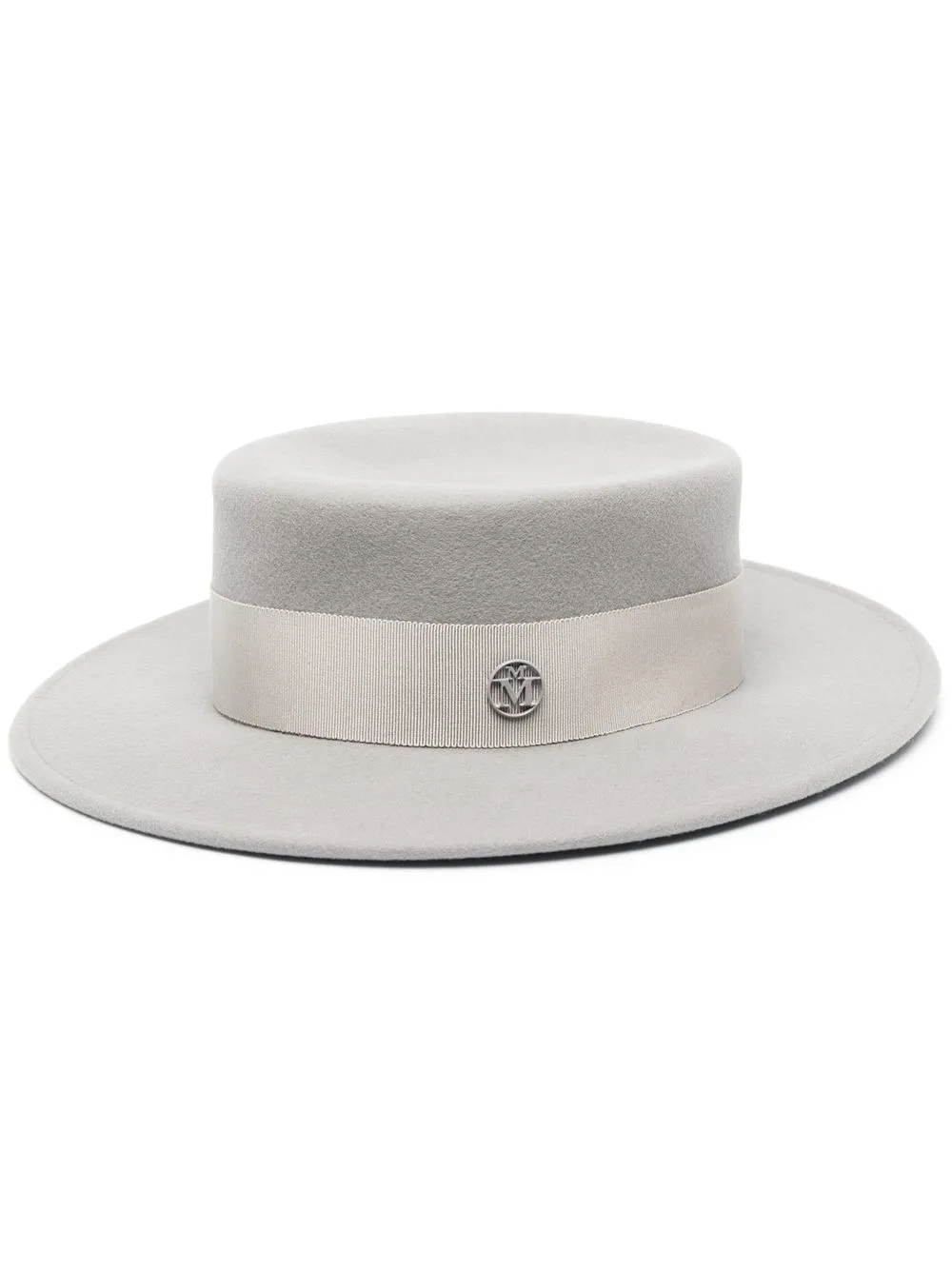 Шляпа-канотье Kiki Maison Michel, серый 
Шляпа-канотье Kiki Maison Michel, серый