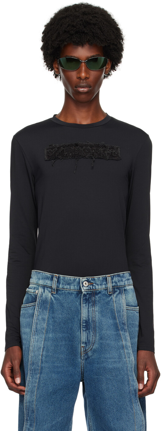 Футболка с длинным рукавом и нашивкой-логотипом Y/Project, черный
Футболка с длинным рукавом и нашивкой-логотипом Y/Project, черный