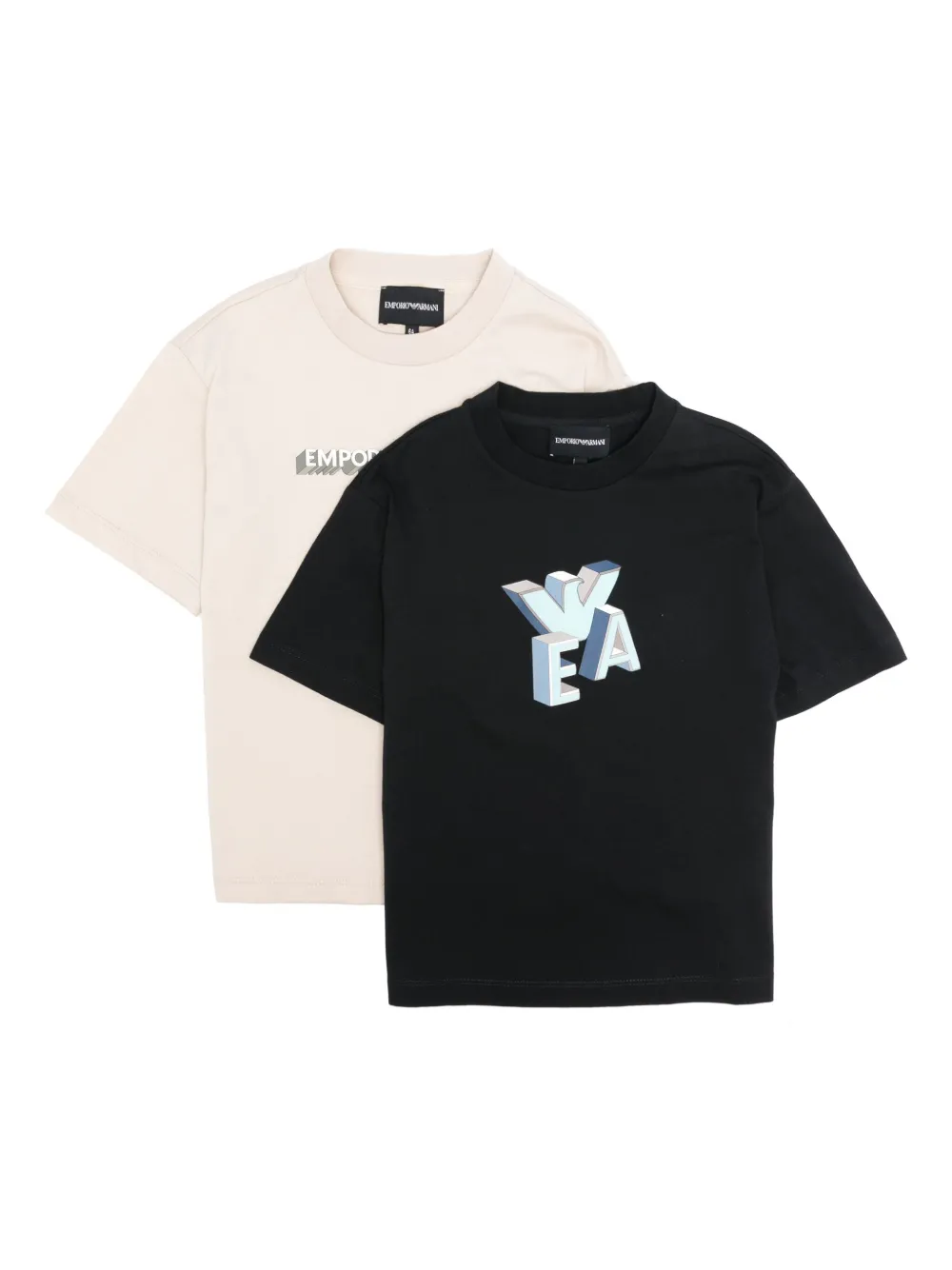 Комплект из двух футболок с логотипом Emporio Armani Kids, черный
Комплект из двух футболок с логотипом Emporio Armani Kids, черный