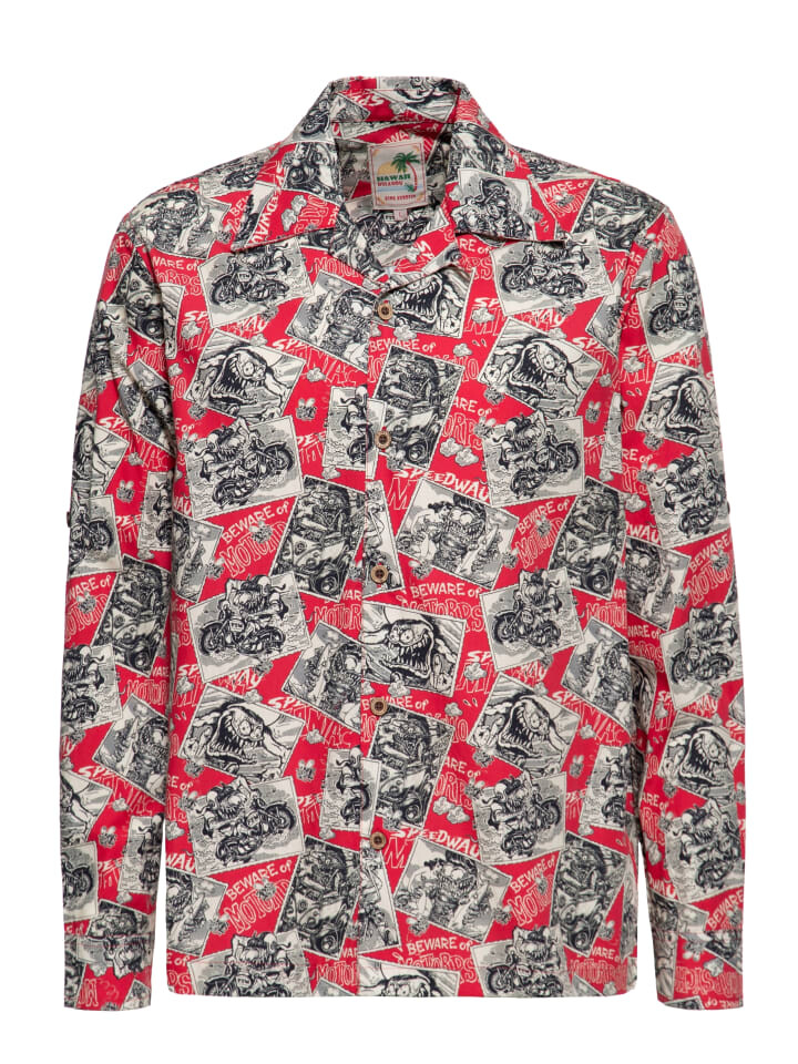 Рубашка King Kerosin Langarmhemd Motorpsycho, красный
Рубашка King Kerosin Langarmhemd Motorpsycho, красный