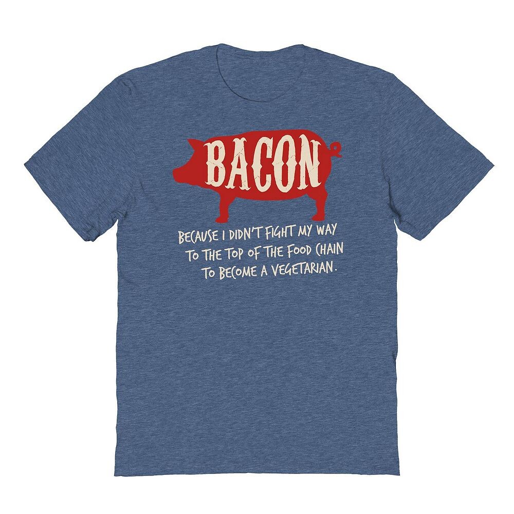 Мужская футболка Duke & Sons с рисунком бекона Food Chain ко Дню отца COLAB89 by Threadless, цвет Heather Indigo
Мужская футболка Duke & Sons с рисунком бекона Food Chain ко Дню отца COLAB89 by Threadless, цвет Heather Indigo