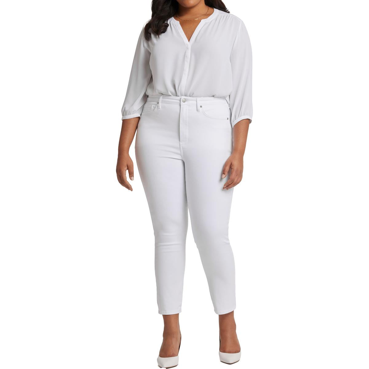 Женские джинсы Plus Sheri с эффектом коррекции фигуры до щиколотки NYDJ, белый
Женские джинсы Plus Sheri с эффектом коррекции фигуры до щиколотки NYDJ, белый