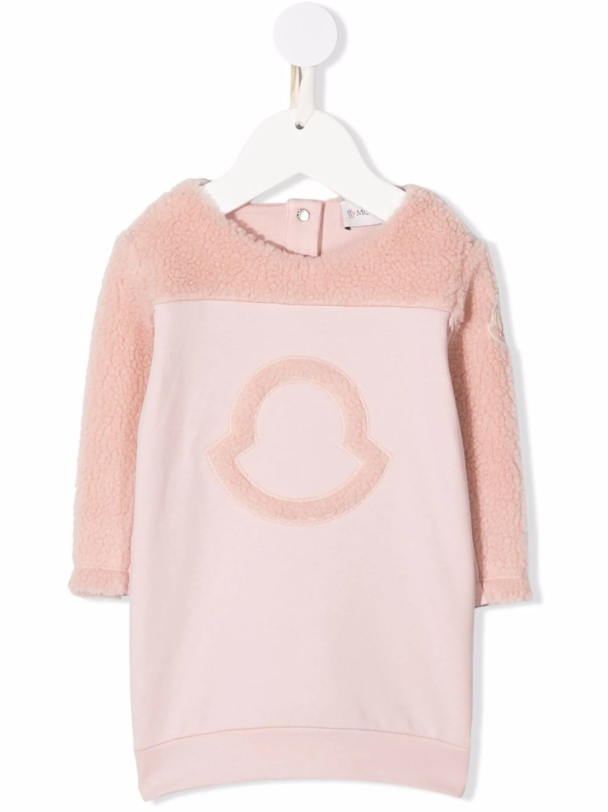 Платье с вышитым логотипом Moncler Enfant, розовый
Платье с вышитым логотипом Moncler Enfant, розовый