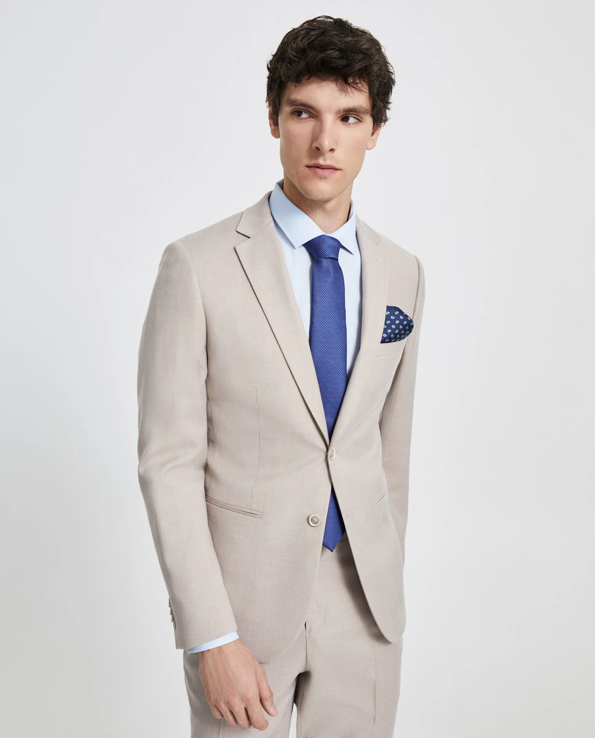 Мужская пиджачная куртка фил-а-фил Easy Wear, бежевый 
Мужская пиджачная куртка фил-а-фил Easy Wear, бежевый