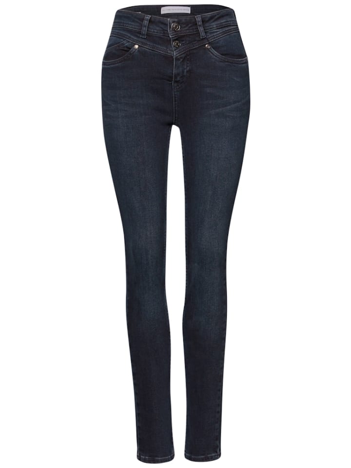 Джинсы Slim Fit синего цвета Street One
Джинсы Slim Fit синего цвета Street One