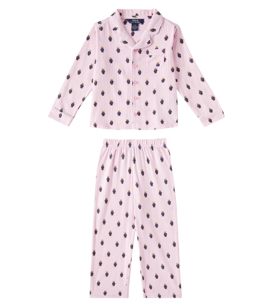 Хлопковые фланелевые пижамы Polo Ralph Lauren Kids, White/Carmel Pink
Хлопковые фланелевые пижамы Polo Ralph Lauren Kids, White/Carmel Pink