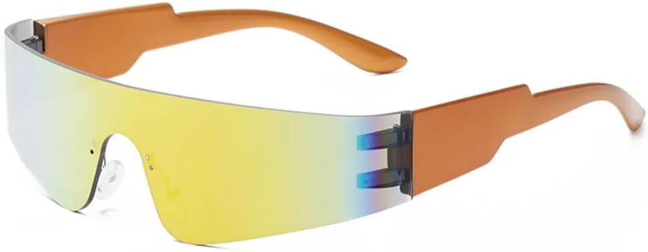 Солнцезащитные очки без оправы 2027 года для женщин, ретро-очки, зеркальные очки в стиле панк, винтажные очки для вечеринки в стиле стимпанк MTZJH, Orange
Солнцезащитные очки без оправы 2027 года для женщин, ретро-очки, зеркальные очки в стиле панк, винтажные очки для вечеринки в стиле стимпанк MTZJH, Orange