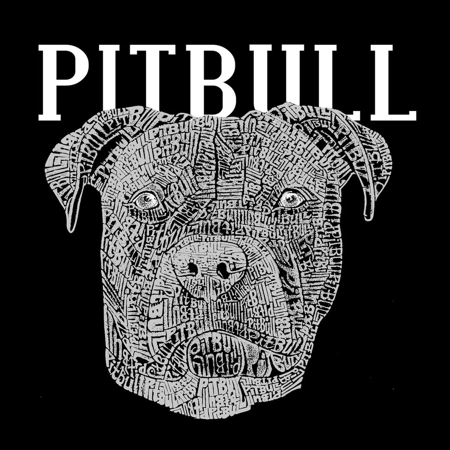 Pitbull Face — мужская футболка премиум-класса Word Art LA Pop Art, черный
Pitbull Face — мужская футболка премиум-класса Word Art LA Pop Art, черный
