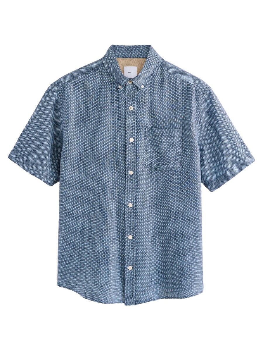 Рубашка обычного кроя на пуговицах Next, темно-синий/светло-синий
Рубашка обычного кроя на пуговицах Next, темно-синий/светло-синий